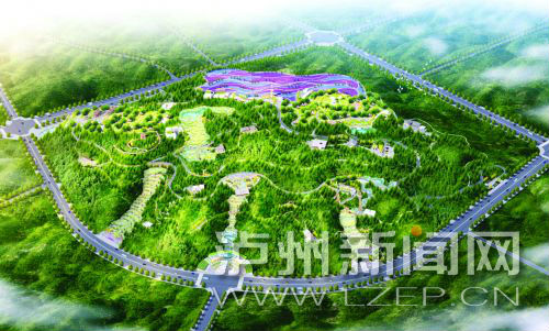 朝陽(yáng)公園效果圖。市城鄉(xiāng)規(guī)劃管理局供圖。